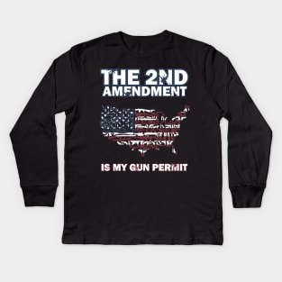 2nd Amendment Kids Long Sleeve T-Shirt